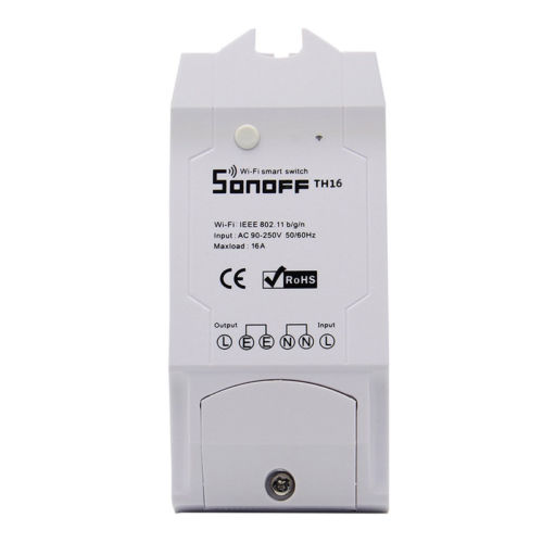 SONOFF 16A (TH) Temperature & Humidity Monitoring WiFi Smart Switch Module Image